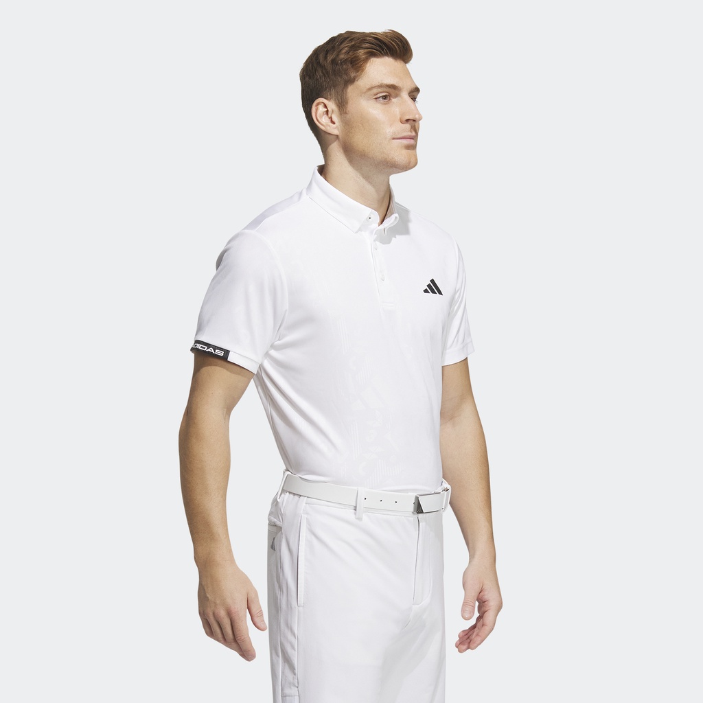 Adidas Đánh gôn Áo Polo Dập Chìm AEROREADY Nam trắng HT6846