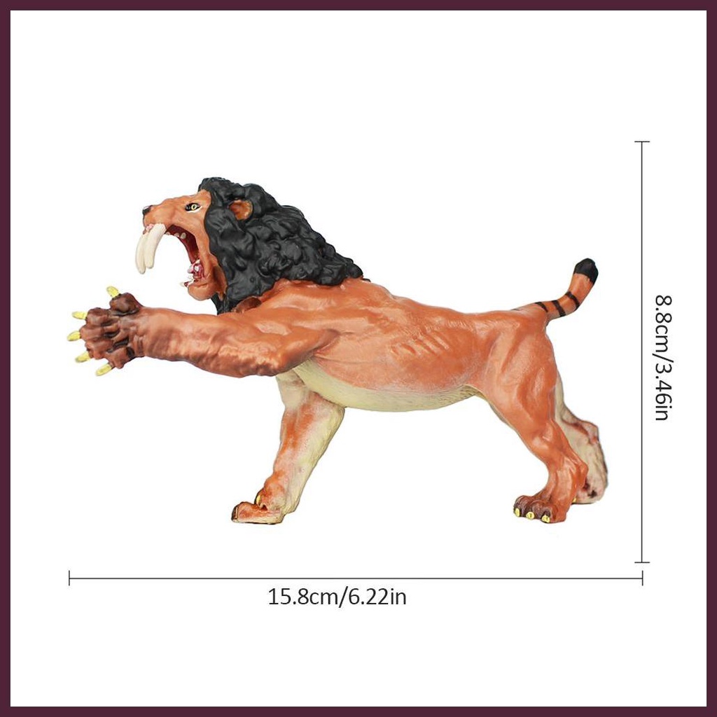 Mô Hình Hổ Saber Dễ Thương 16CM / 6.5IN