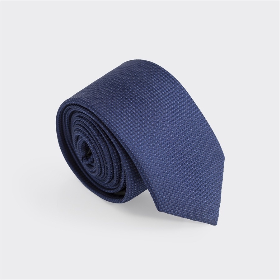 Cà vạt nam ARISTINO thiết kế bản trung, họa tiết chấm nhỏ dệt jacquard ấn tượng và độc đáo - ATI08102