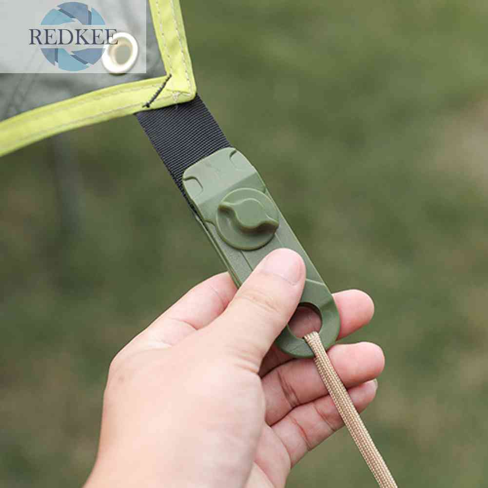 Set 10 Kẹp Cố Định Dây Lều Trại Chống Gió