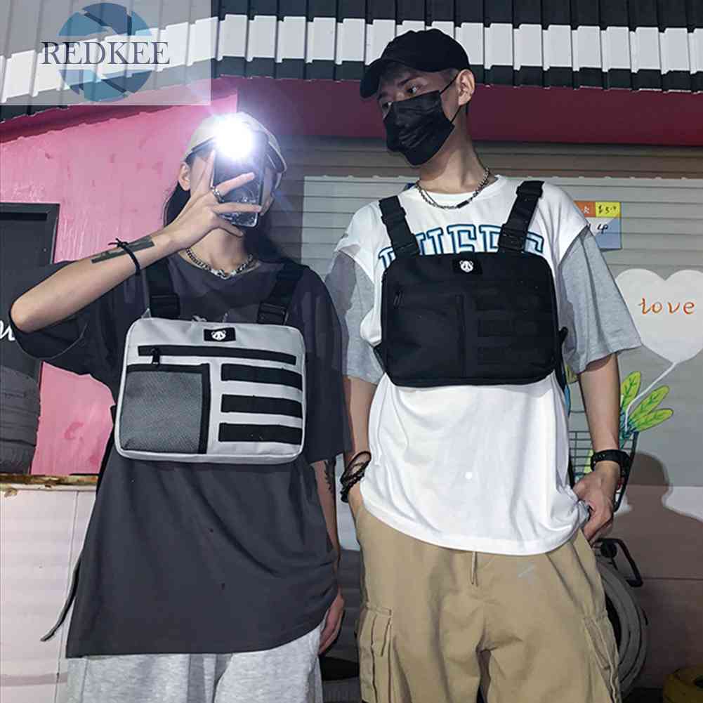 Túi Đeo Chéo Ngực Bằng Vải Oxford Tùy Chỉnh Nhỏ Gọn Tiện Dụng Cho Nam Leo Núi