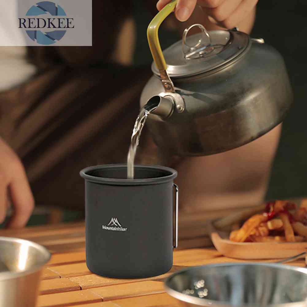 Cốc Uống Nước Bằng Nhôm Dung Tích 300ml Tiện Dụng Mang Theo Du Lịch Leo Núi