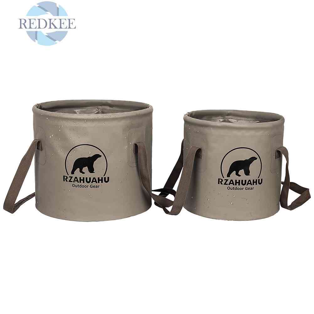 Xô Đựng Nước Hình Tròn Có Thể Gấp Gọn Tiện Dụng Mang Theo Du Lịch