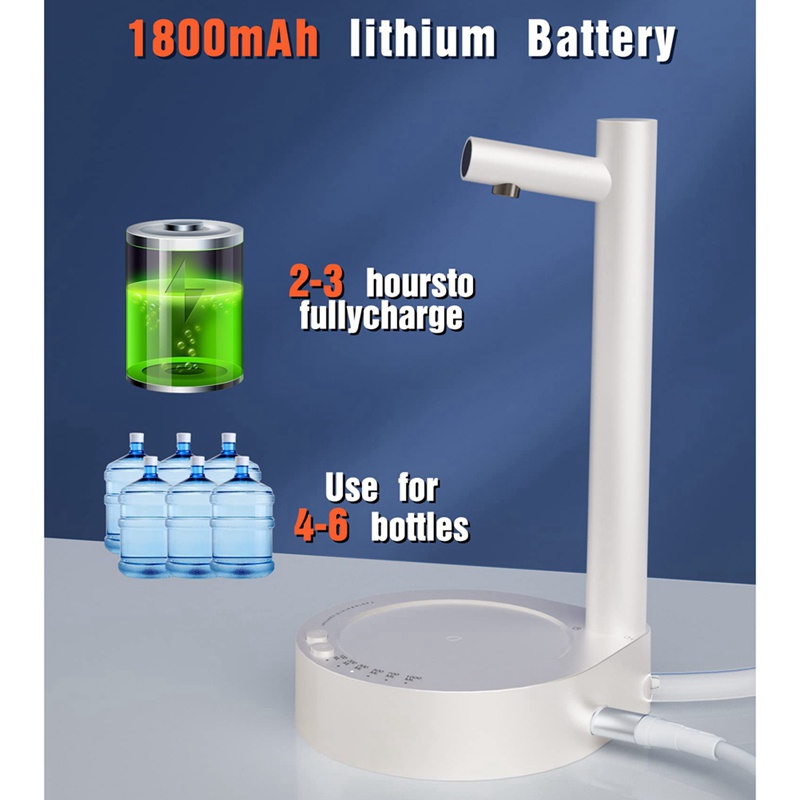Vòi Bơm Nước Tự Động Thông Minh Cho Bình Nước 5 Gallon &amp; Universal