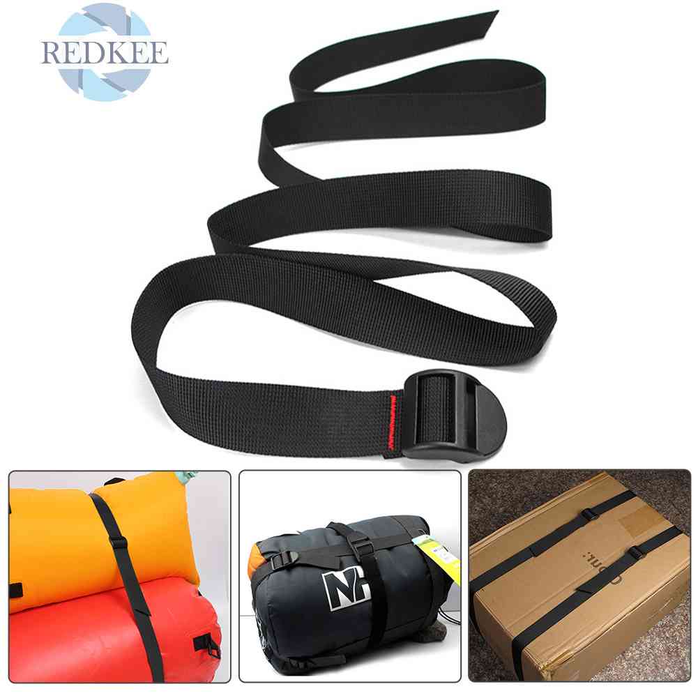 Dây Đai Buộc Hành Lý Màu Đen Tiện Dụng Khi Đi Cắm Trại