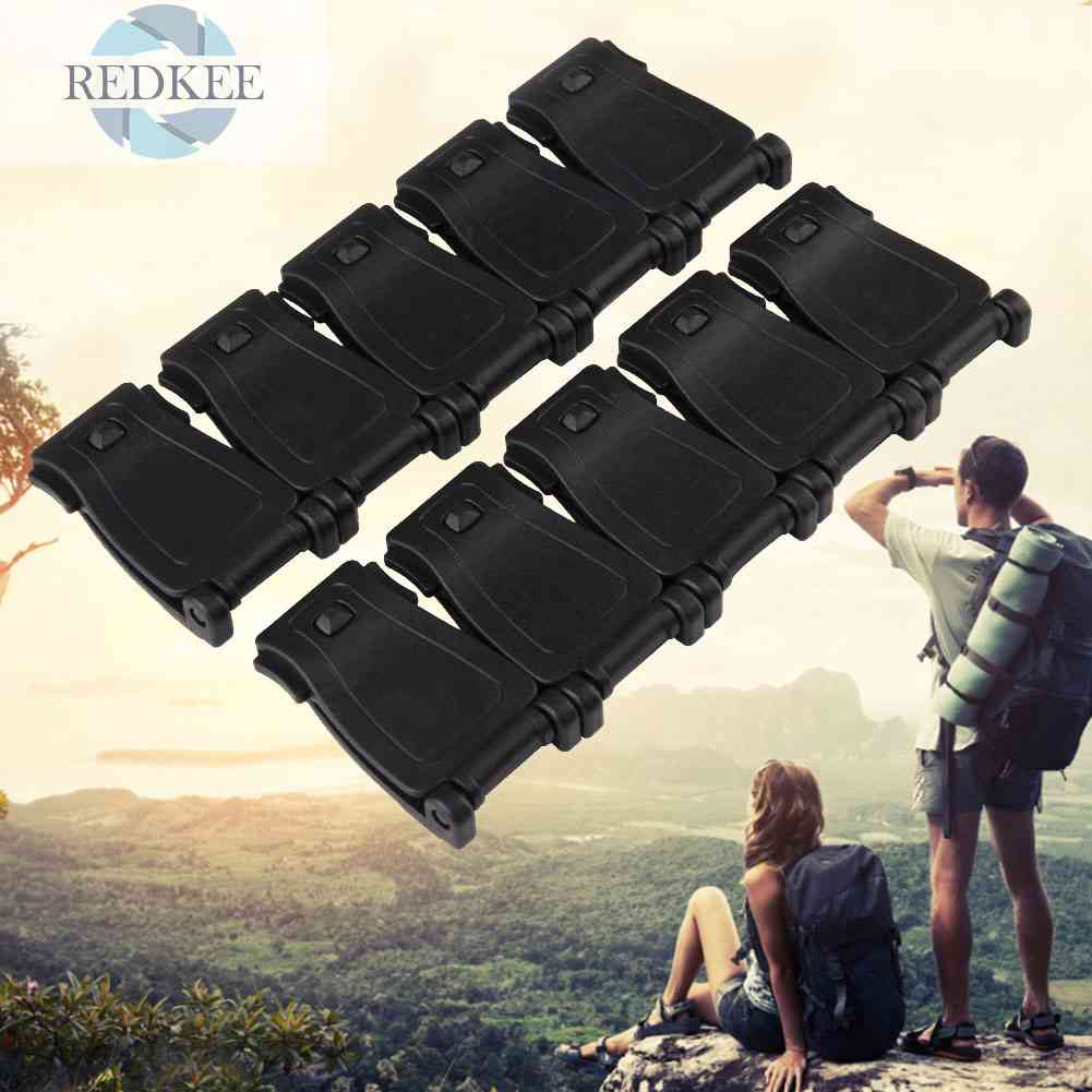 Set 10 Kẹp Dây Đai Balo Cắm Trại EDC