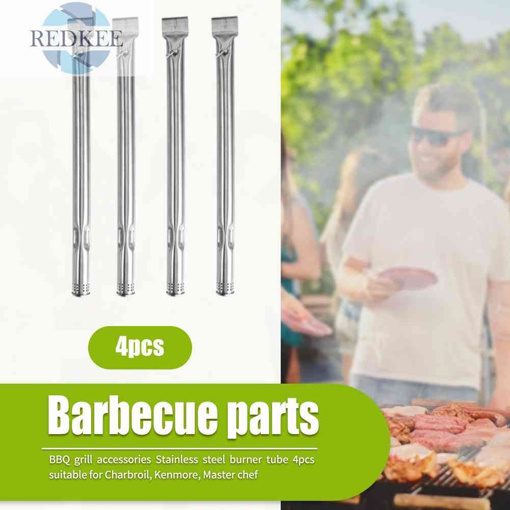 Bộ 4 Ống Dẫn Khí Nướng BBQ Bằng Thép Không Gỉ