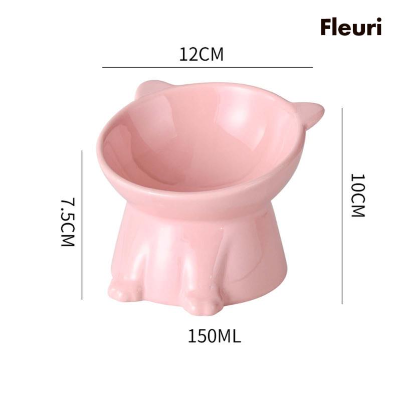 [Fleurir] Tô Đựng Thức Ăn Dành Cho Thú Cưng Chó Mèo Nhỏ