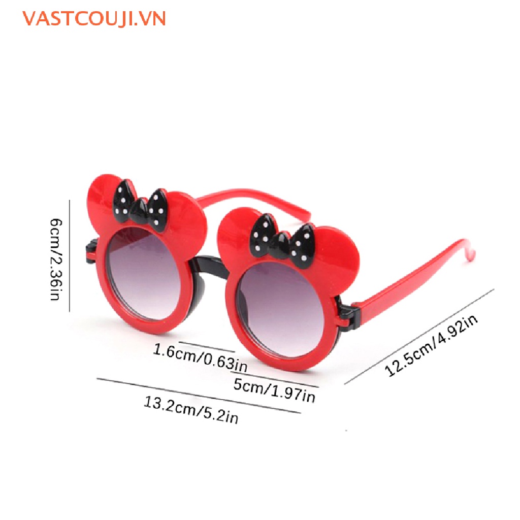Kính Mát Hình Tai Chuột Xinh Xắn Cho Bé Gái