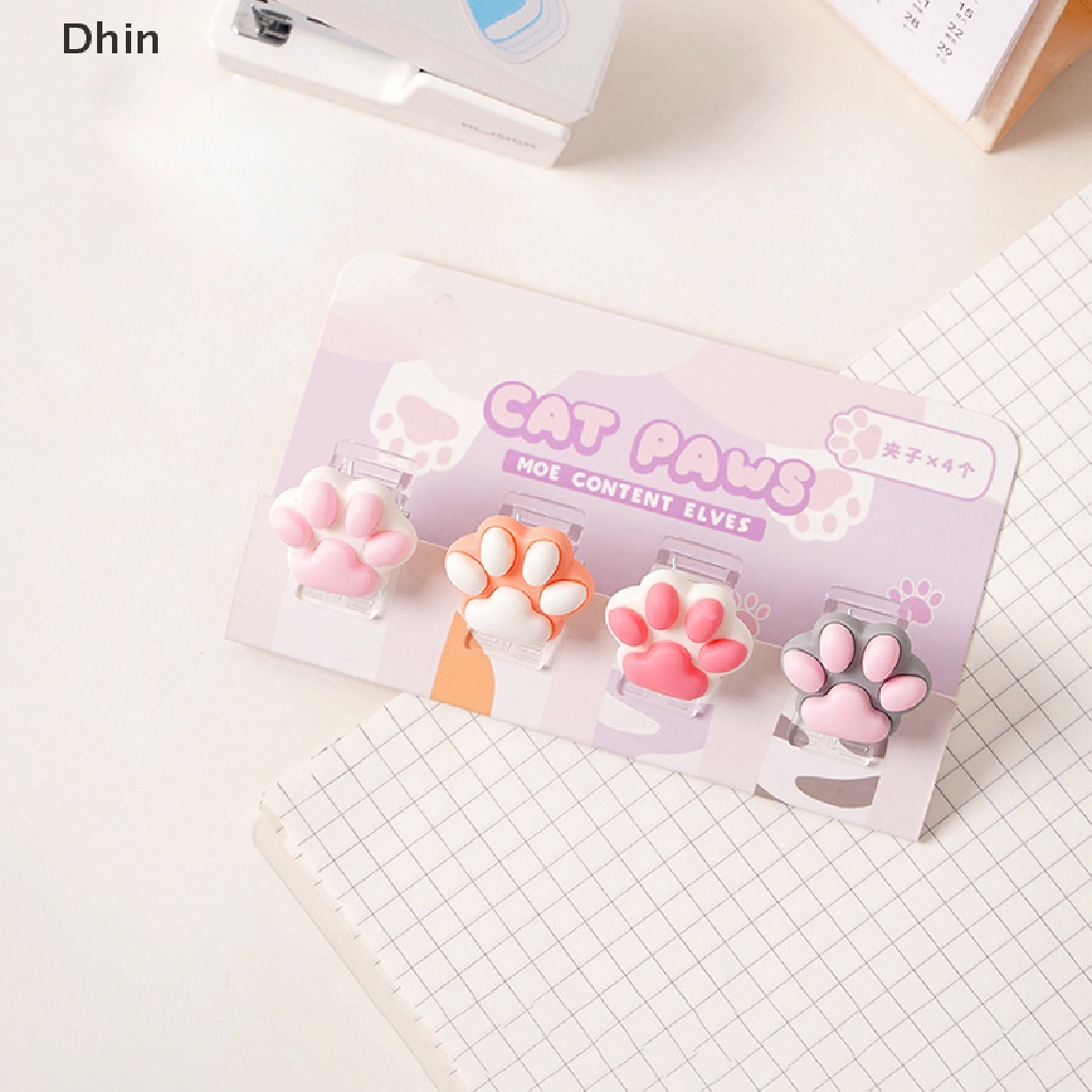 Kẹp Giấy / Sổ Tay Mini Bằng Acrylic Họa Tiết Hoạt Hình Dễ Thương Tiện Dụng Cho Học Sinh