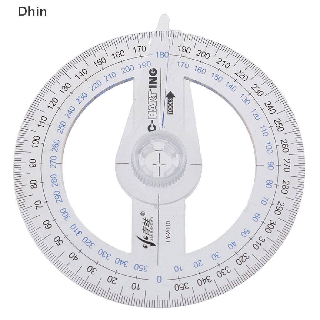 Thước Đo Góc 10cm Bằng Nhựa Xoay 360 Độ Tiện Dụng