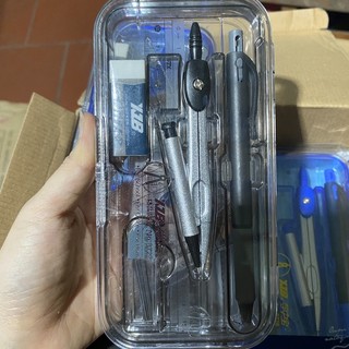 Hộp Compa, Eke, Bút chì 8 Món 2 Tầng 8728 _LL