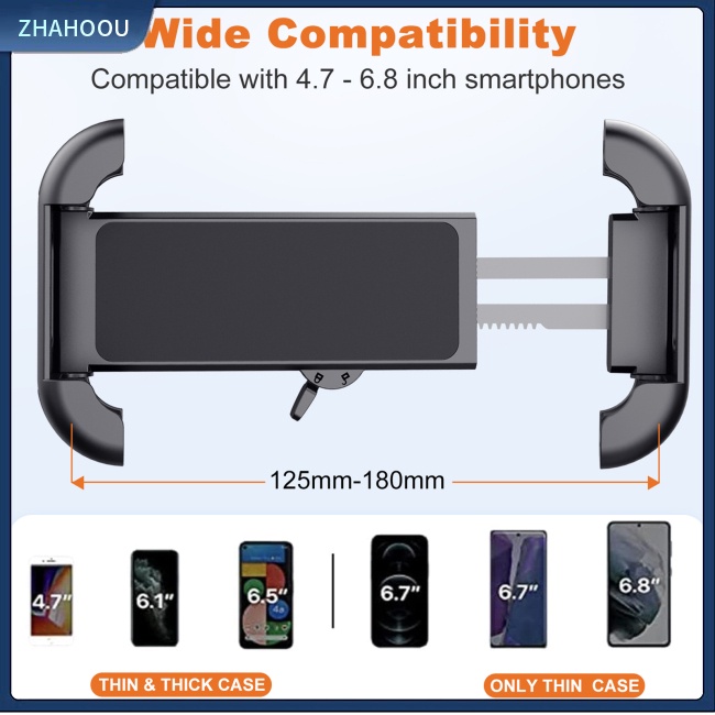 ☃Nhà Cửa☃ Giá Đỡ Điện Thoại Chống Sốc Chống Trượt Xoay 360 Độ Tự Động Tiện Lợi Dành Cho Xe Máy