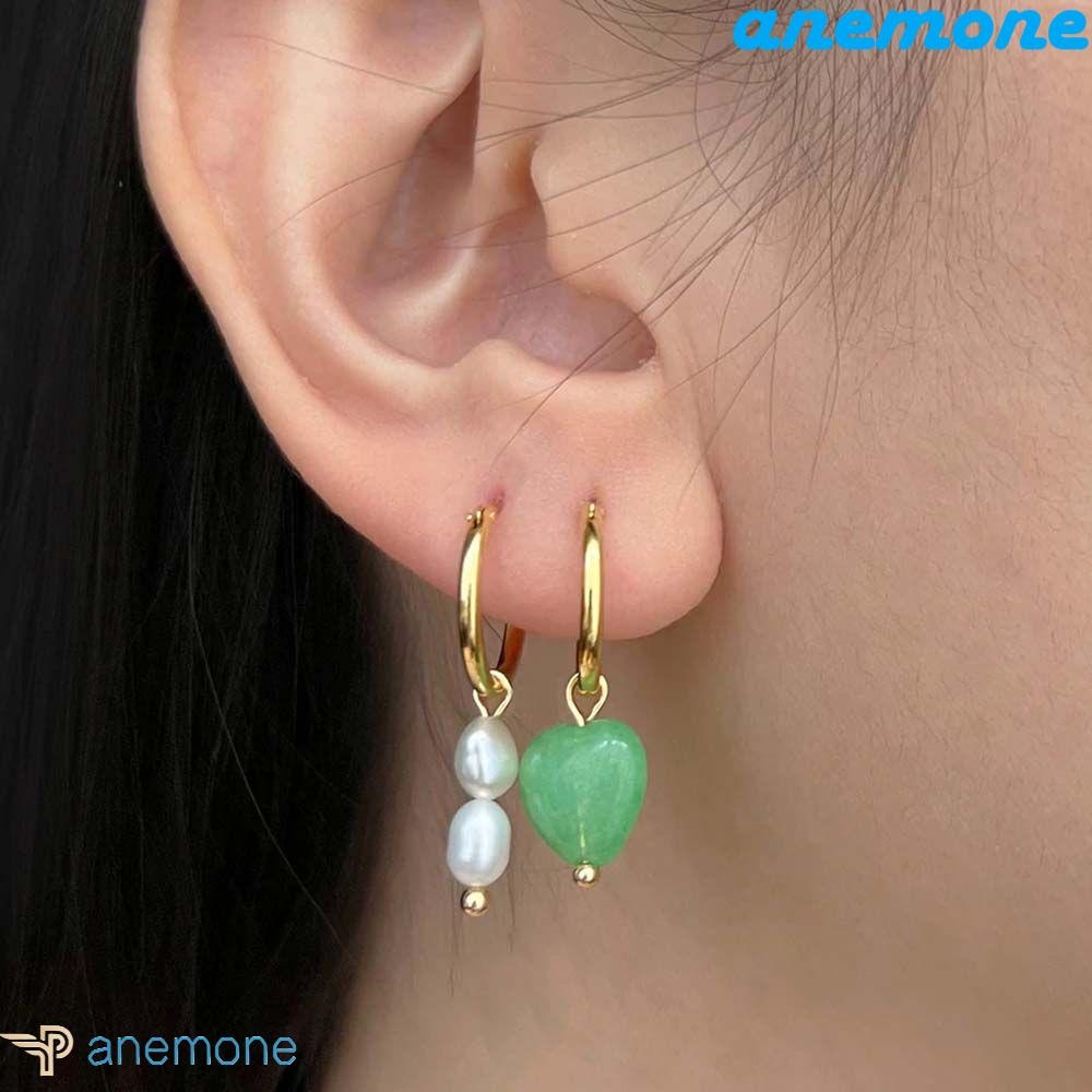 Khuyên Tai Vòng Tròn Không Đối Xứng Phong Cách Bohemian Cổ Điển Cho Nữ