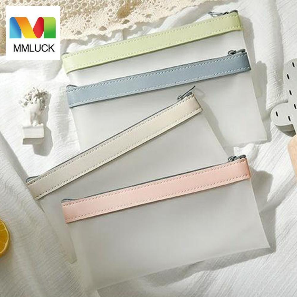 Túi Đựng Bút Trong Suốt Thiết Kế Đơn Giản Thời Trang Ốp