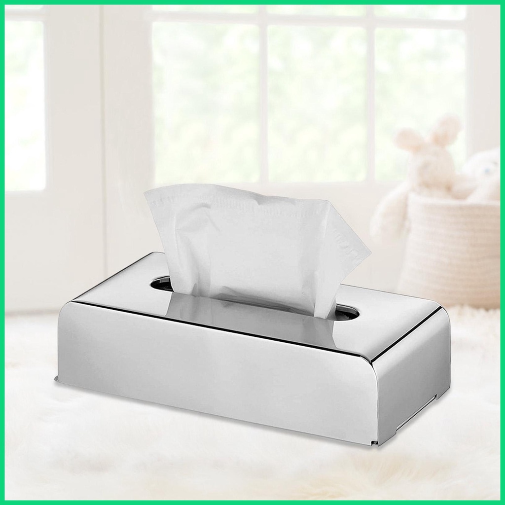 Hộp Đựng Khăn Giấy Hình Vuông Bằng Thép Không Gỉ Cho Phòng Tắm