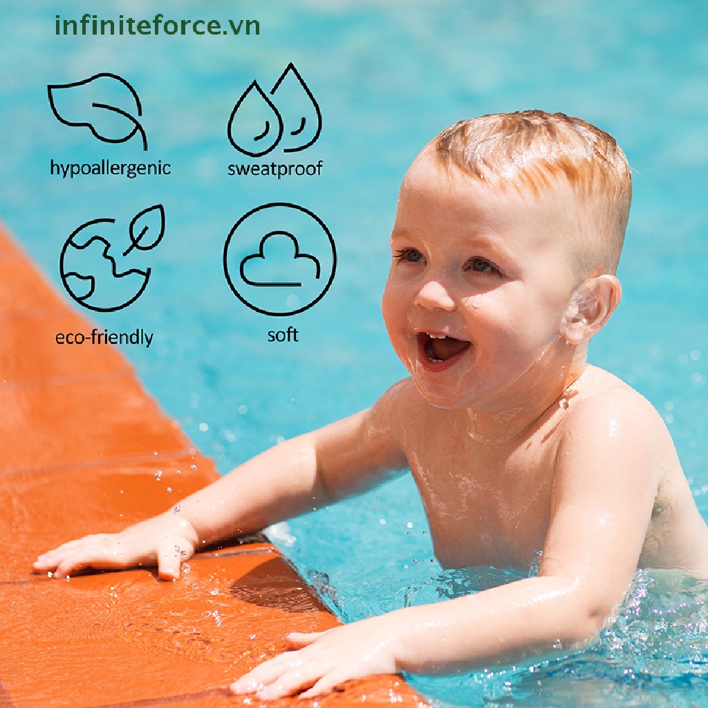 Set 30 Mũ Bơi Bảo Vệ Tai Chống Thấm Nước Khi Làm Tóc