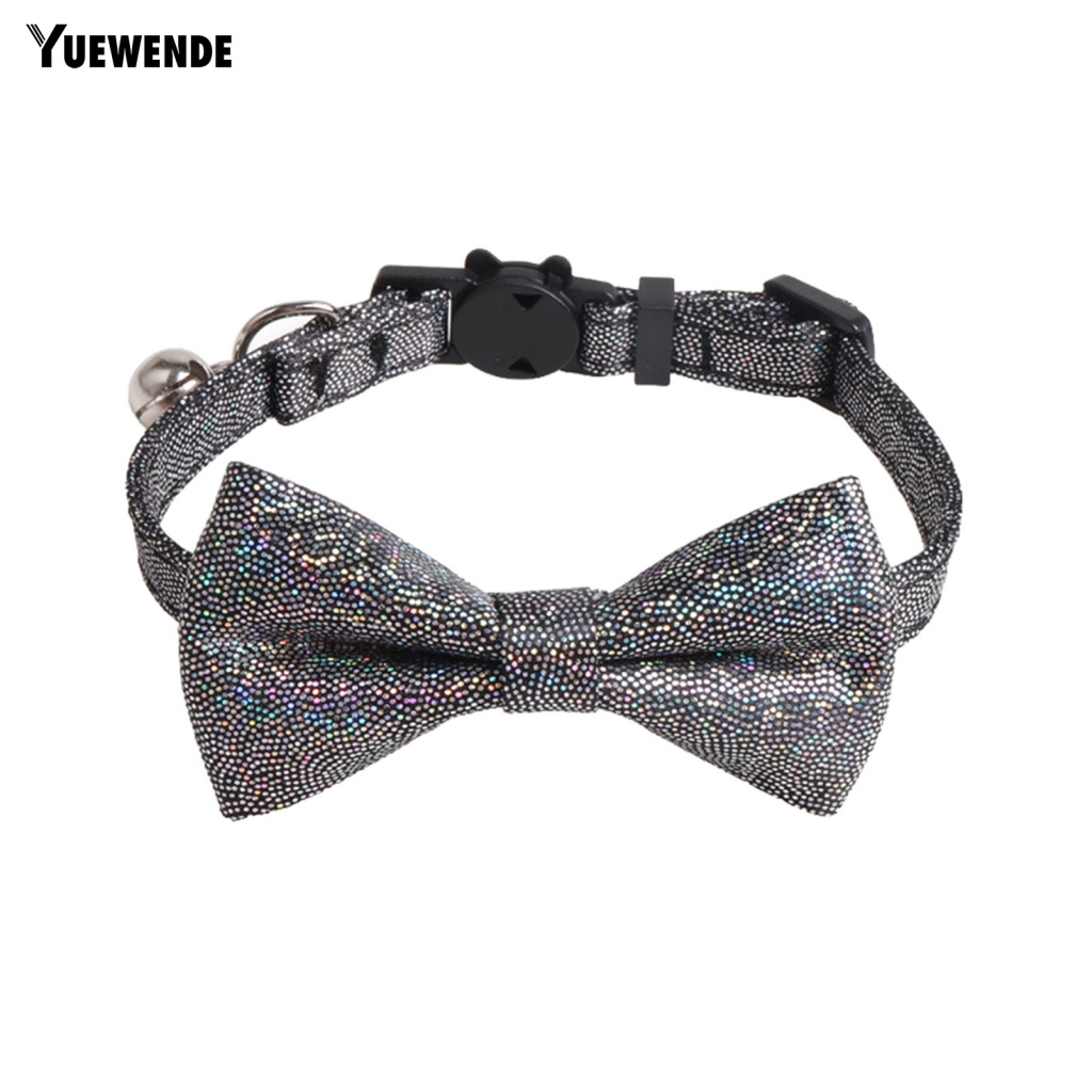 Vòng Cổ Đính Nơ Màu Sắc Lấp Lánh Trọng Lượng Nhẹ Dành Cho Mèo Cưng