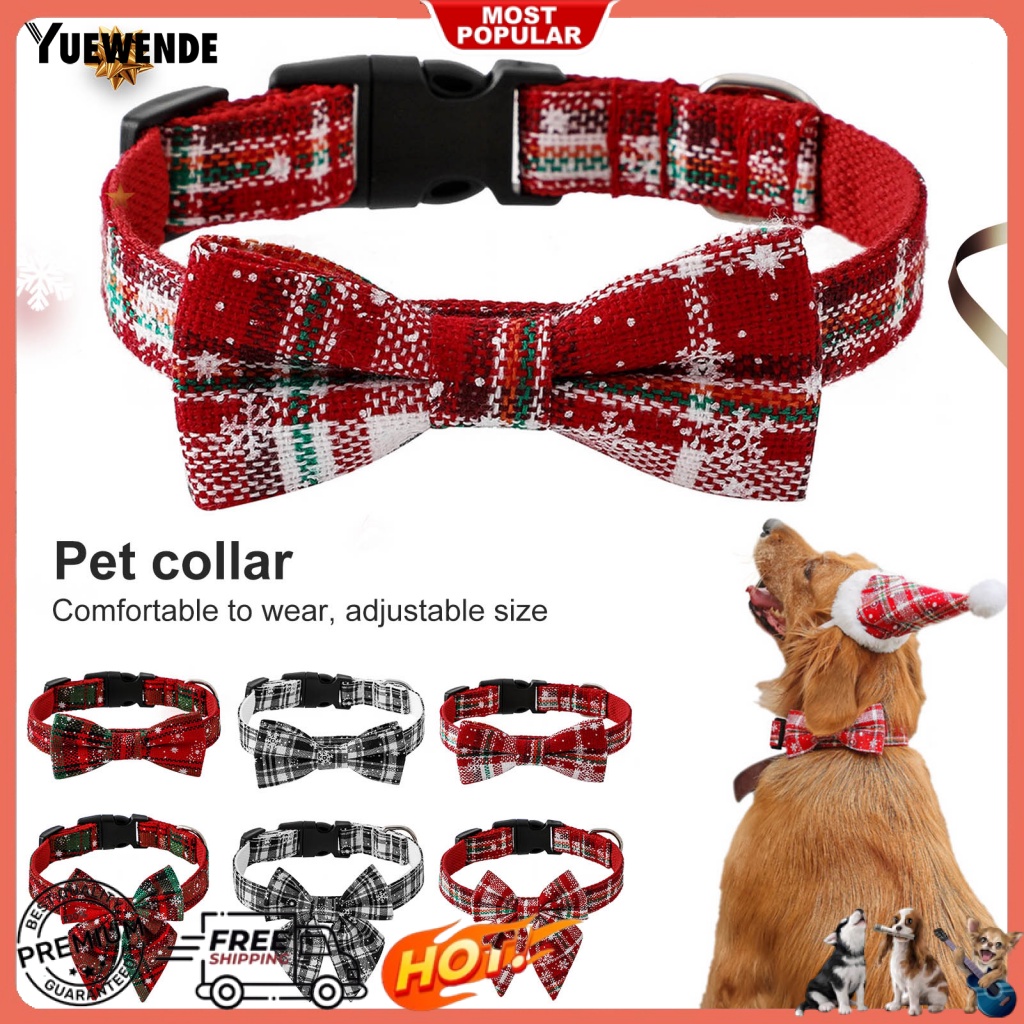 Vòng Cổ MềM MạI HọA TiếT GiáNg Sinh Cho Thú Cưng