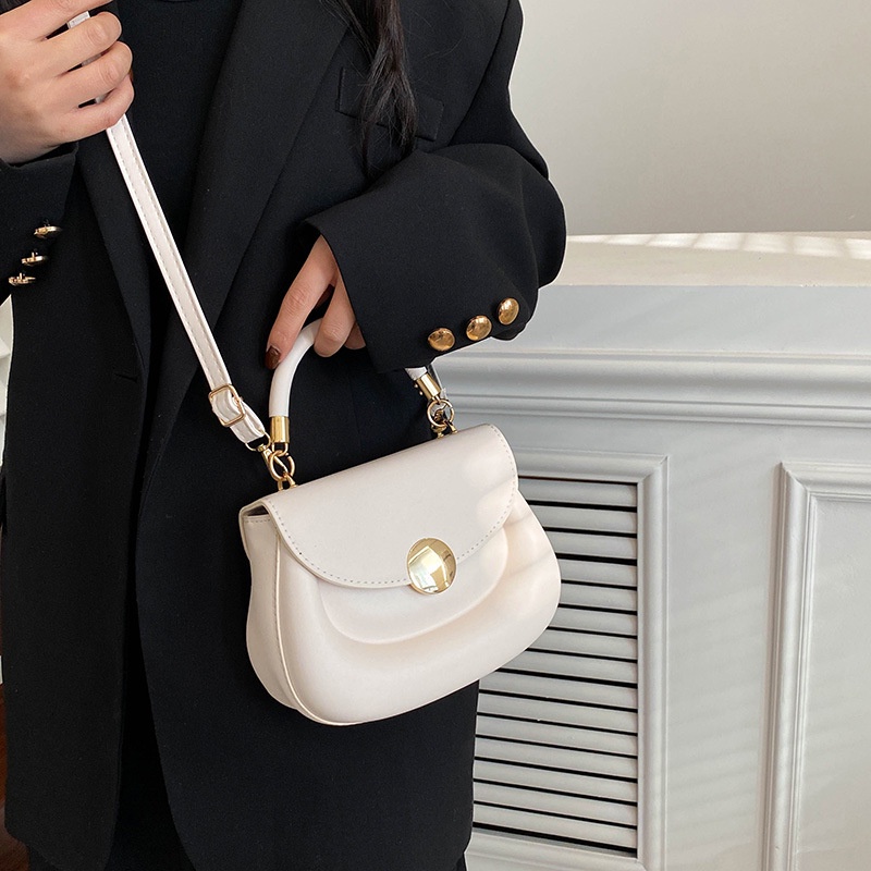 Túi Da pu Tròn Nhỏ Xinh Đeo Vai Thời Trang Cho Nữ