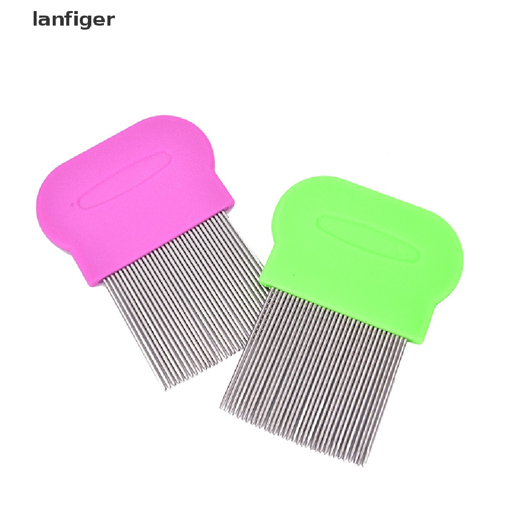 Lanf Lược Chải Tóc Anoplura Flea Cootie Bằng Thép Không Gỉ Cho Trẻ Em