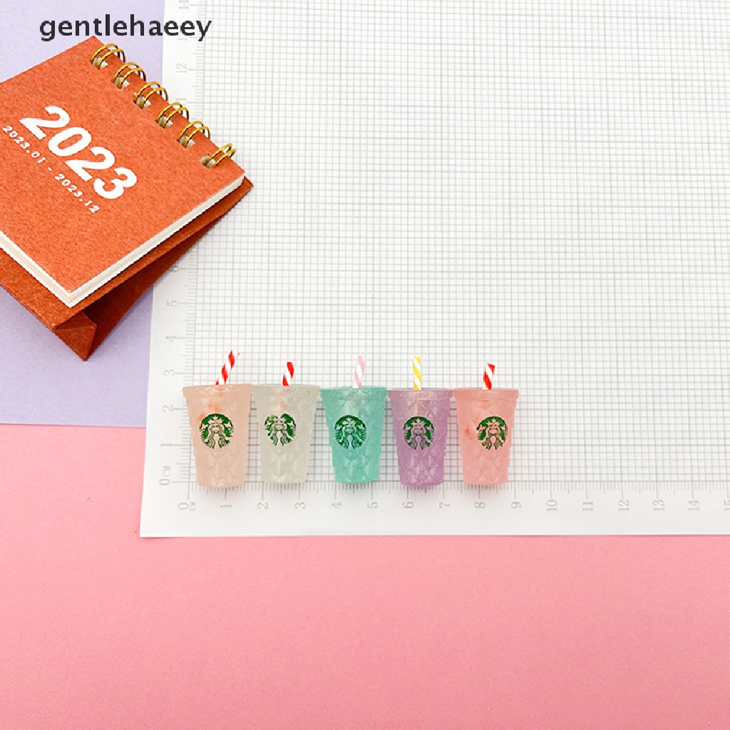 Set 2 Cốc Nước Dạ Quang Bằng Nhựa Resin Thu Nhỏ Dùng Để Trang Trí