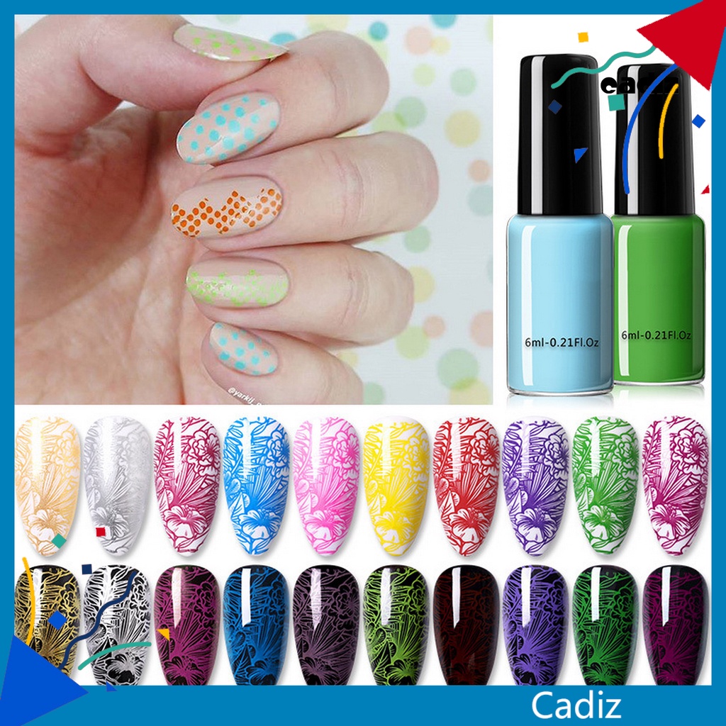 Sơn Móng Tay 6ml Khô Nhanh Không Gây Kích Ứng Chất Lượng Cao DIY