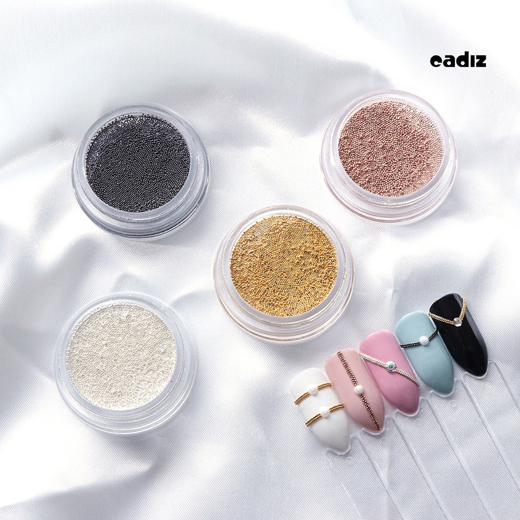 1 Hộp Hạt Kim Loại Trang Trí Móng Tay Nghệ Thuật DIY