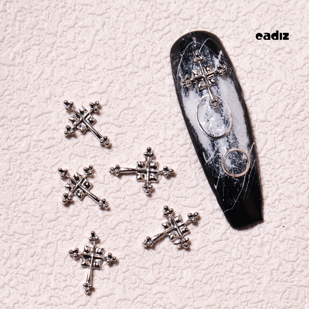 Set 20 Miếng Dán Trang Trí Móng Tay Nghệ Thuật Chống Oxy Hóa Dễ Tháo Rời Phong Cách Punk DIY