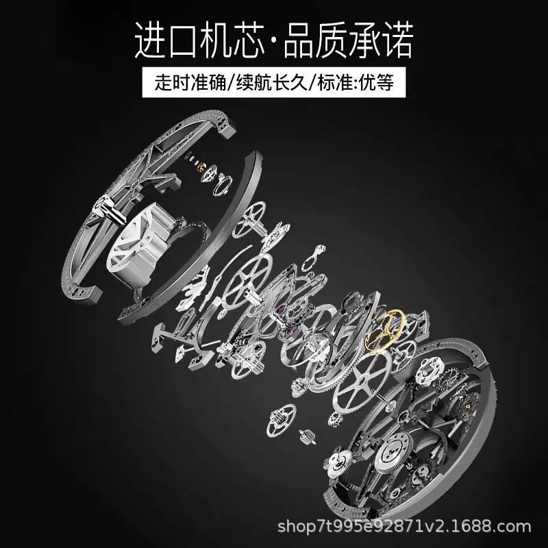 Đồng Hồ Cơ Tự Động Bằng Thép Chính Hãng Thiết Kế Đơn Giản Thời Trang Cho Nam