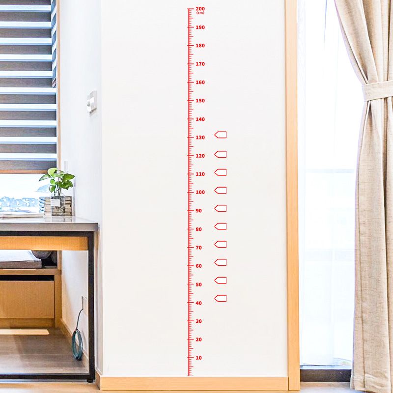 Miếng Dán Tường Hình Thước Đo Chiều Cao Cho Bé
