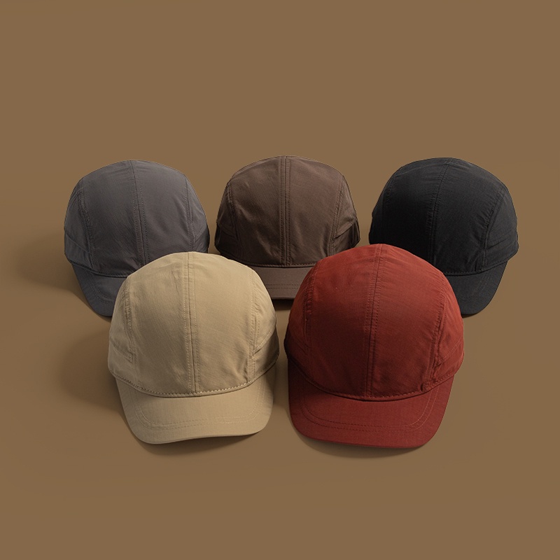 Mũ Lưỡi Trai Màu Trơn Mau Khô Thời Trang Cho Nam Nữ