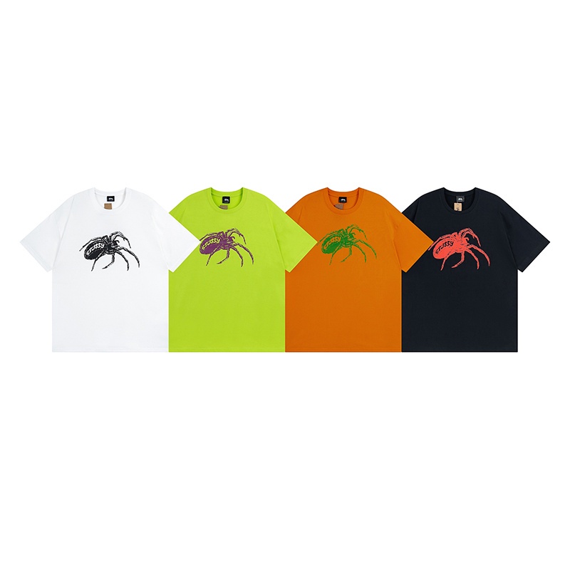 Áo Thun Tay Ngắn In Hình Nhện Phong Cách Đường Phố Thời Trang Cho Nam Và Nữ St-us 8 -