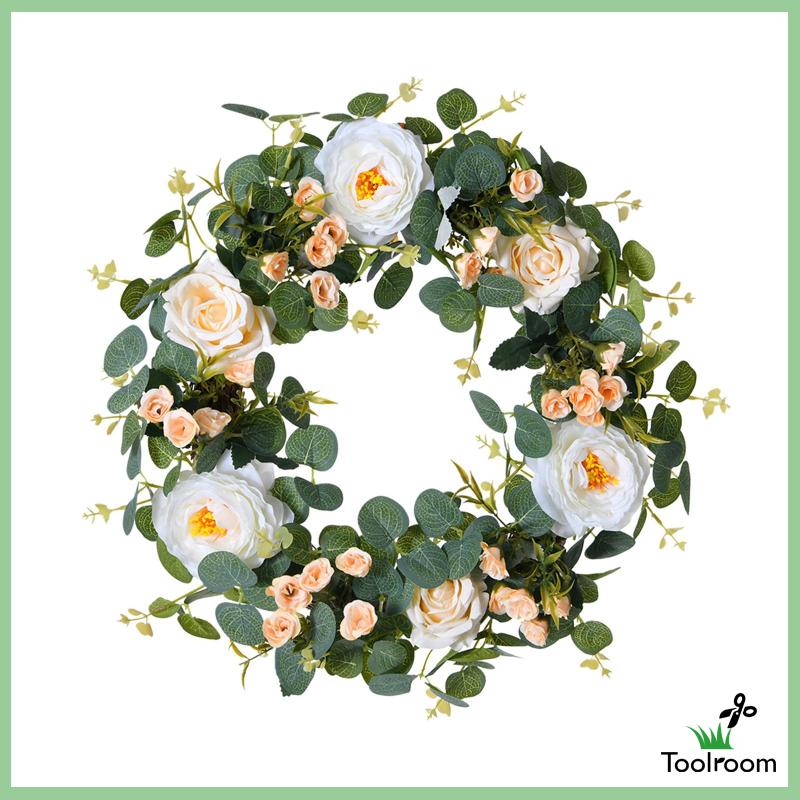 Vòng Hoa Bằng Lụa Dùng Trang Trí Cửa Nhà Hàng / Tiệc Cưới