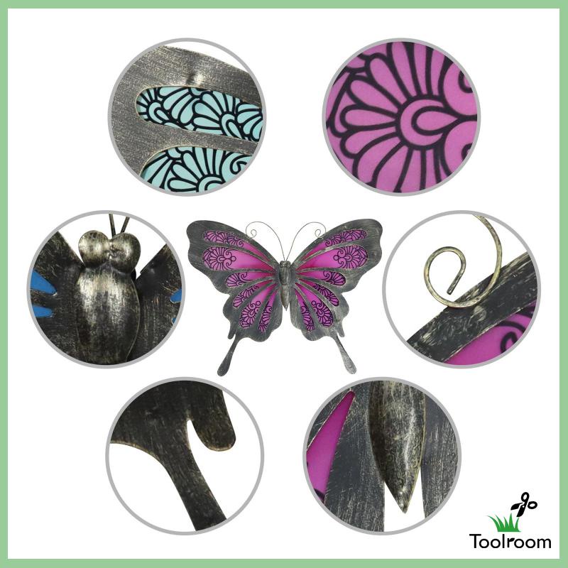 Bươm Bướm Điêu Khắc Treo Tường Trang Trí Phòng Ngủ / Sân Vườn