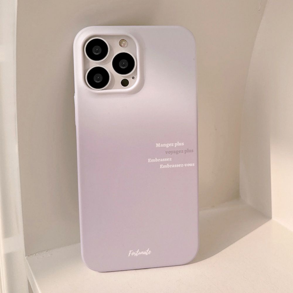 Ốp Điện Thoại TPU Màu Gradient Đơn Giản Chống Rơi Cho IPhone 11 14 13 12 11 Pro Max X XR 8 7 Plus SE