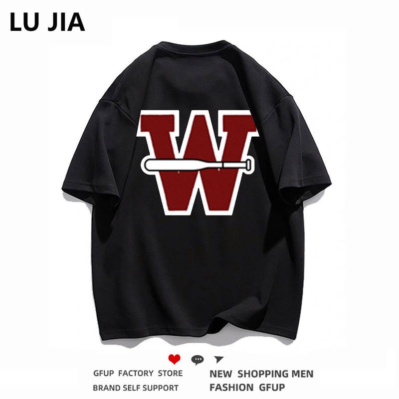 Áo thun tay ngắn 100% cotton thời trang hè phong cách đường phố a7Aw