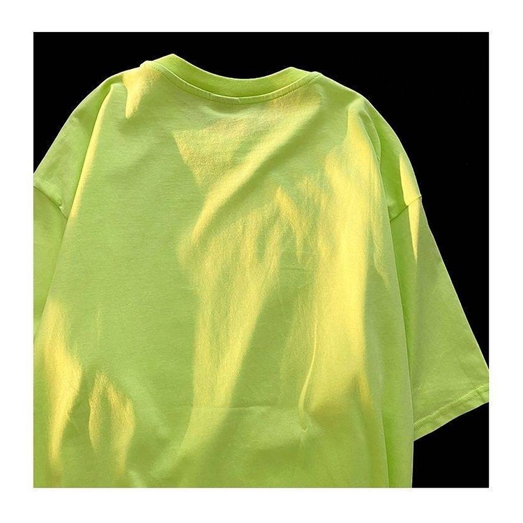 Fashion Brand Ins Summer New Short Sleeve T-shirt Men's and Women's Korean-Style Loose European and American Street Hip Hop Couple's Half Sleeve Top Np5L