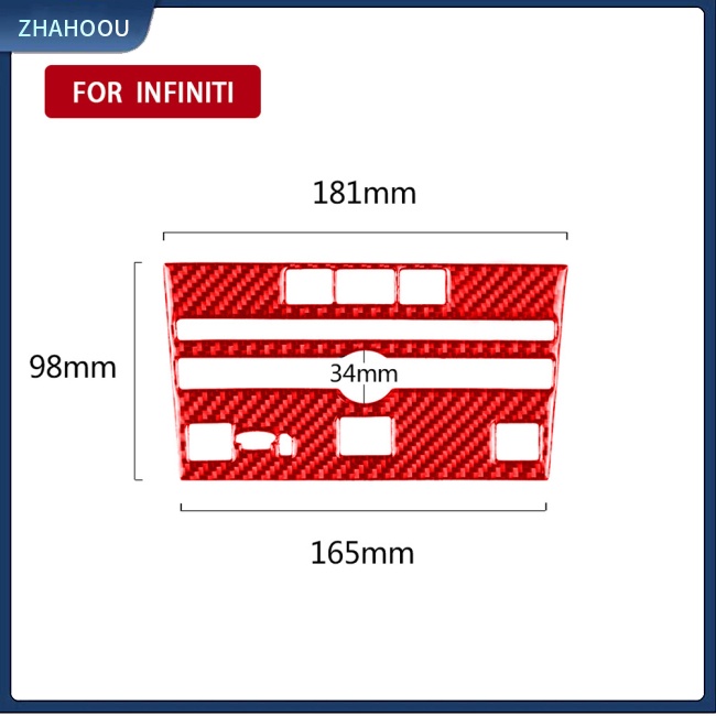 ☃Phụ Kiện Trang Trí Nhà Cửa Kiểu Dáng Dễ Thương Xinh Xắn☃ Miếng Dán In Họa Tiết Sợi Carbon Trang Trí Bảng Điều Khiển Cần Gạt Số Cho Xe Hơi