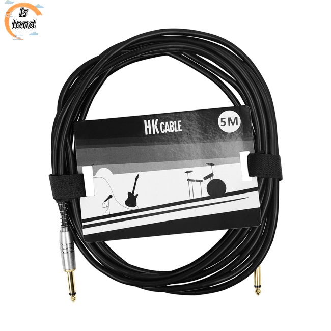 Dây Cáp Tạo Hiệu Ứng Âm Thanh 6.35mm Dài 5M Chuyên Dụng Cho Đàn Guitar Điện / Bass
