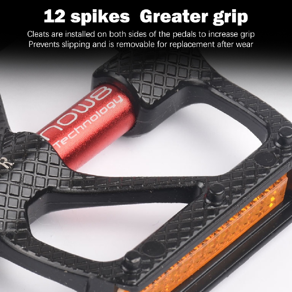 Bàn Đạp Chống Trượt Bằng Hợp Kim Nhôm Siêu Nhẹ Dành Cho Xe Đạp Leo Núi