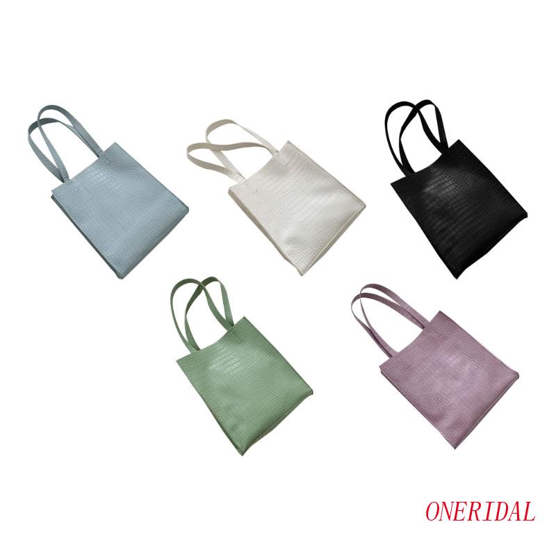 Túi Xách Da PU Màu Trơn Thời Trang Dành Cho Nữ