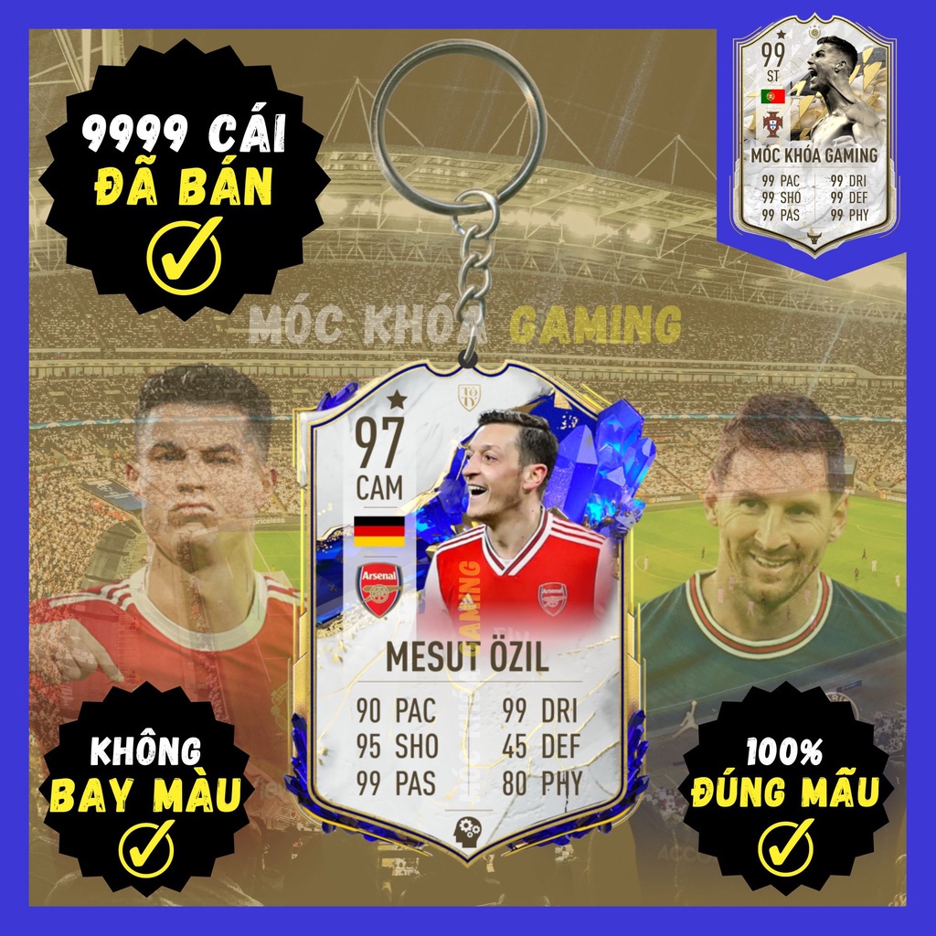 Móc Khóa M. Ozil Huyền Thoại TOTY