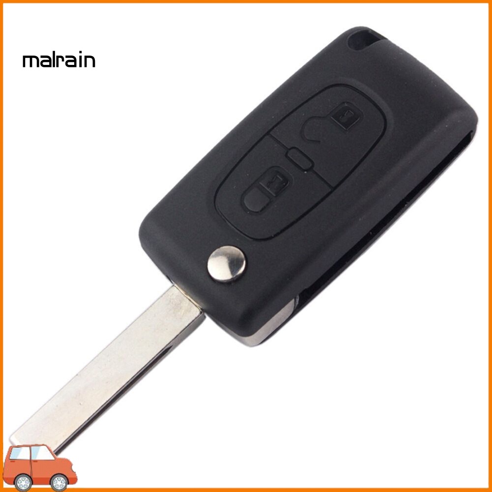 Vỏ Chìa Khóa Điều Khiển Từ Xa 2 Nút Cho Citroen C2 C5 C3 C4 C6 C8 CE0523