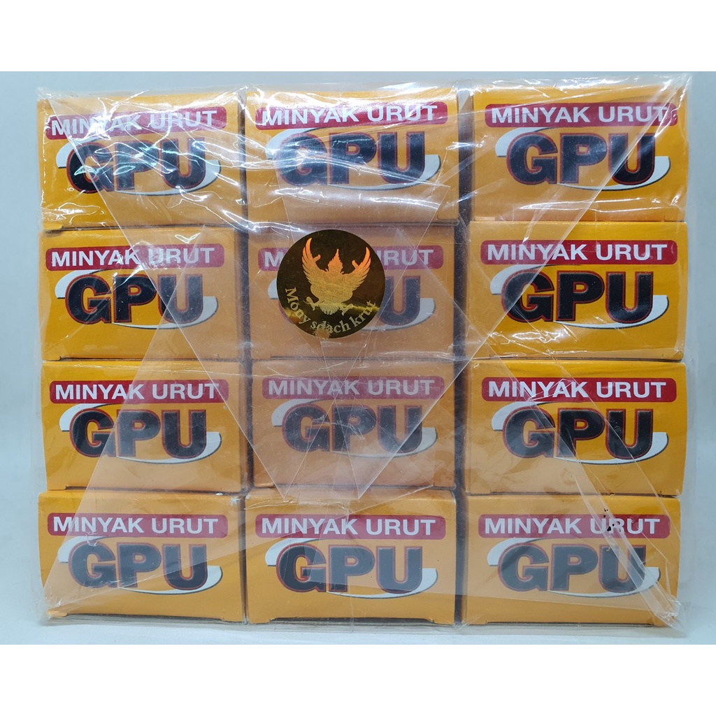 DẦU MASSAGE GPU GỪNG VÀ SẢ HÀNG NỘI ĐỊA CHÍNH HÃNG INDONESIA 60 ML