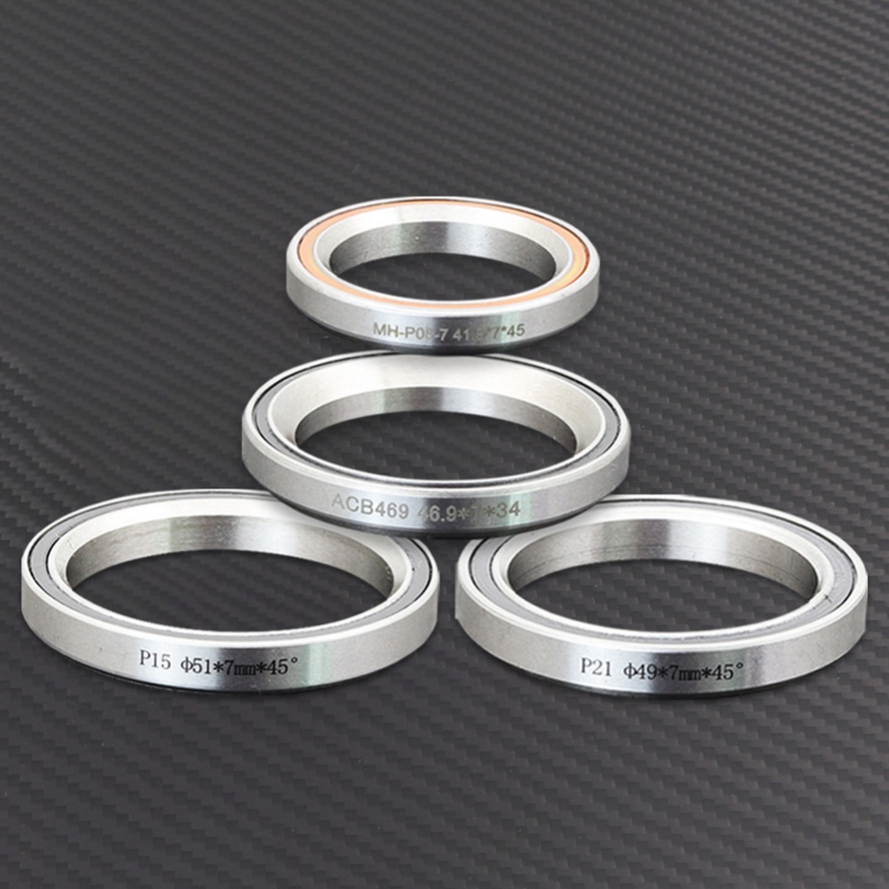 Vòng Bi Bằng Thép 1.5 1 1 / 8inch 45 / 36 Góc 38 / 39 / 41 / 41.8 / 46.9 / 49 / 52mm Cho Xe Đạp