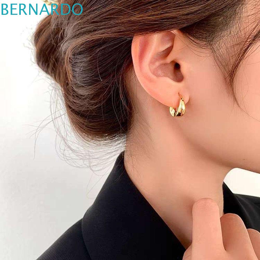 Khuyên Tai Tròn Bằng Đồng Đơn Giản Thời Trang Hàn Quốc