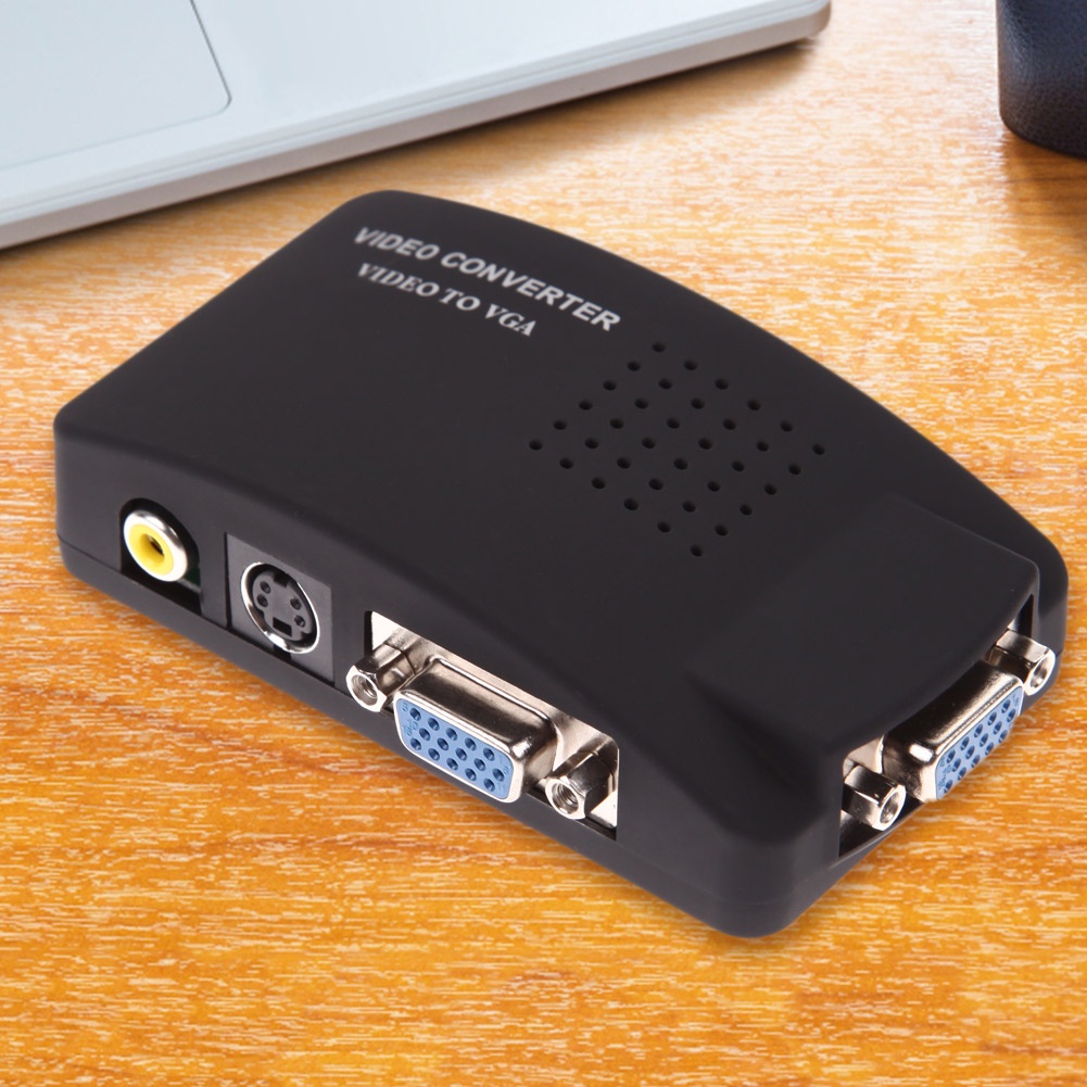 Bộ ChuyểN ĐổI AV RCA S-video Sang VGA Cho CCTV