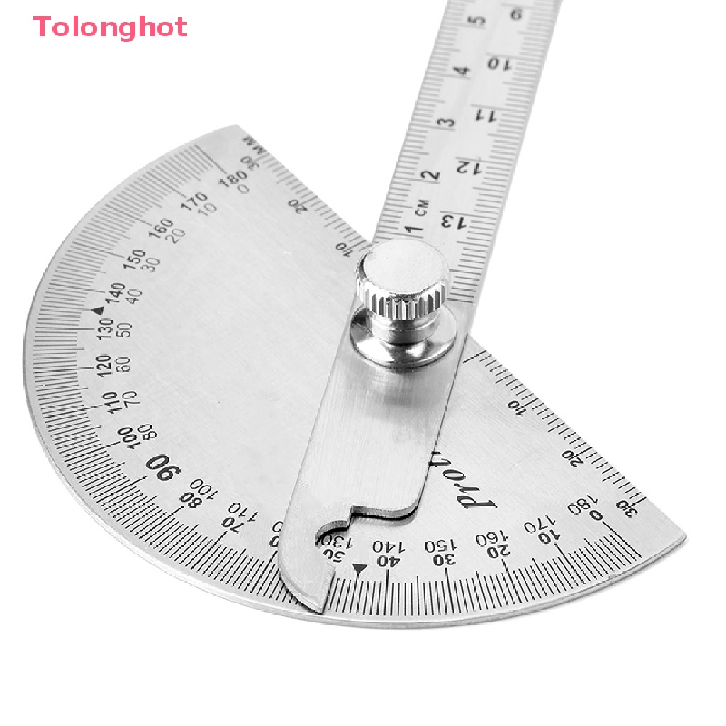 Thước Đo Góc Đa Năng 15cm 180 Độ Bằng Thép Không Gỉ