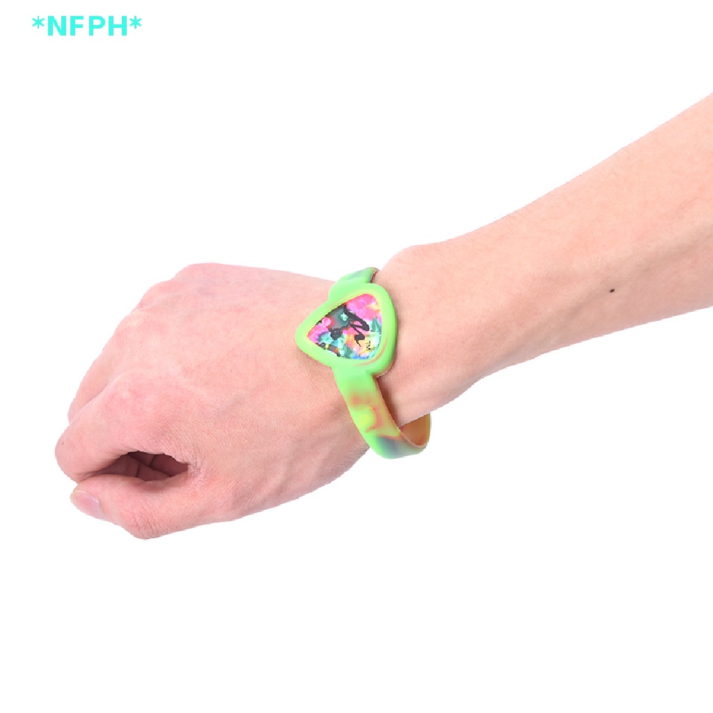 Túi Đựng Miếng Gảy Đàn Ghita Đeo Cổ Tay Tiện Dụng Mới Áo Thun Thiết Kế Mới Năng Động Thời Trang